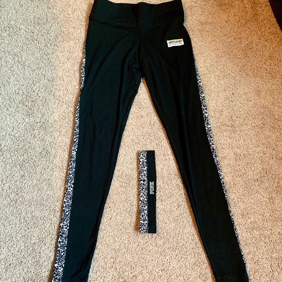 SOLD MER///HTF VS Pink Ultimate Leggings & Matchin - Picture 2 of 8